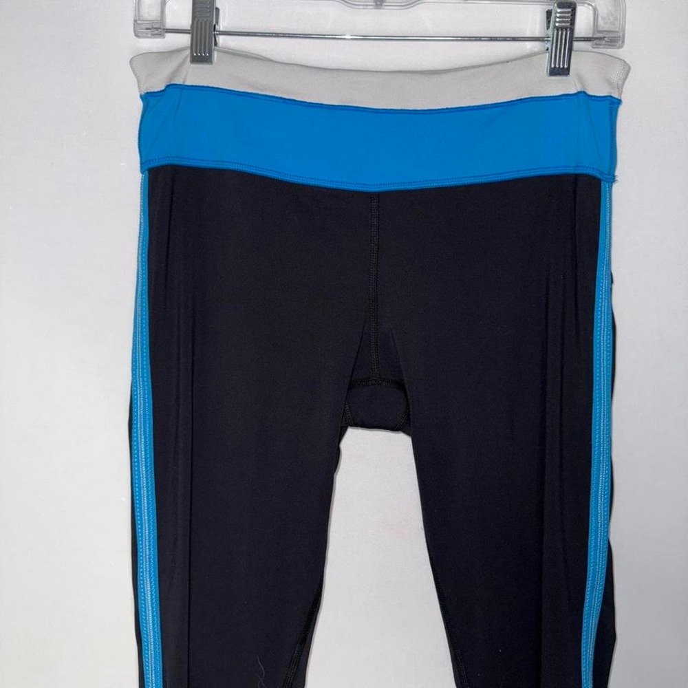 Lululemon Athletic‎ Leggings Black and Blue - Picture 4 of 5